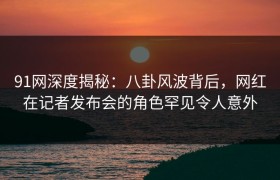 91网深度揭秘：八卦风波背后，网红在记者发布会的角色罕见令人意外